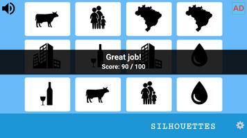 Memory Game - Silhouettes imagem de tela 2