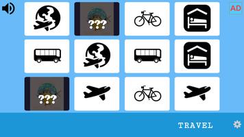 Memory Game - Travel imagem de tela 1