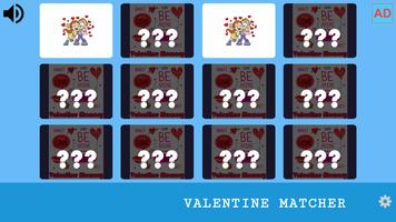 Memory Game - Valentine Affiche