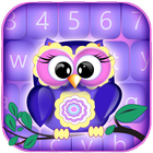 آیکون‌ Sweet Owls Keyboard Themes