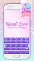 Sweet Love Keyboard Design স্ক্রিনশট 2