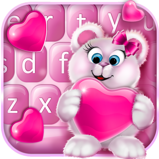 Sweet Pink Valentine Keyboard