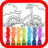 Bike Colouring Book Game