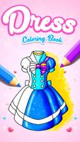 Dress Coloring Book For Girls poster