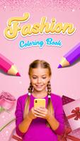 Fashion Girls Coloring and Drawing Book poster