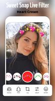Sweet Snap Live Filter - Snap Cat Face Camera Edit Cartaz