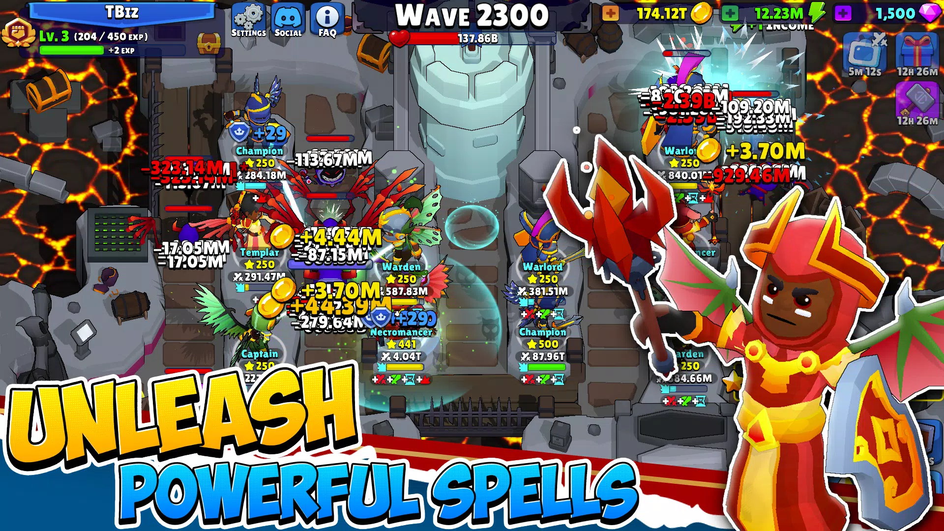 Idle Hero TD 塔防角色扮演游戏