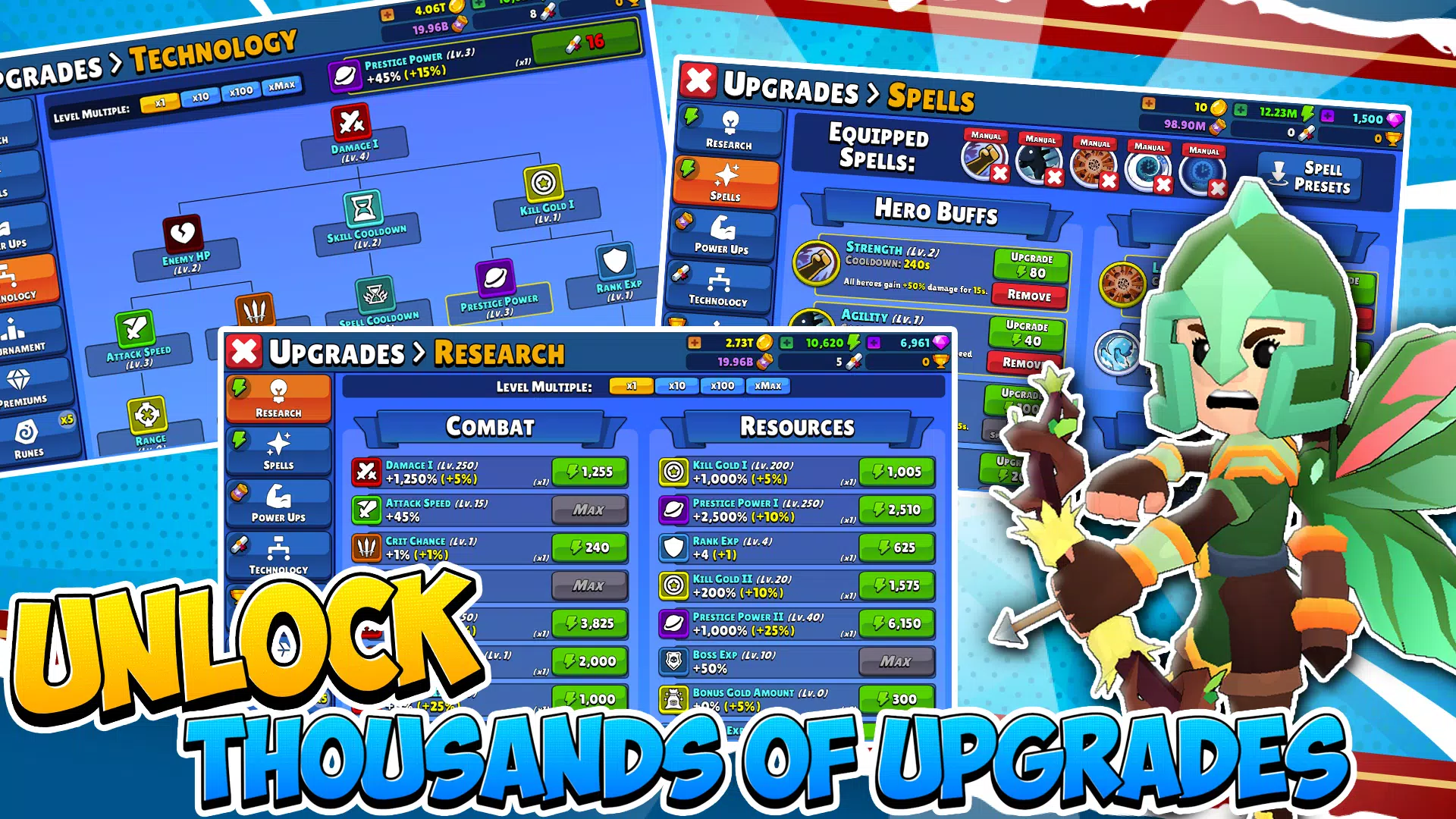 Idle Hero TD 塔防角色扮演游戏