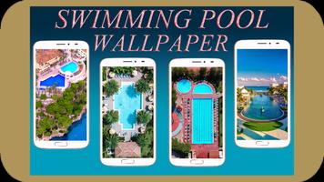 Swimming Pool Wallpaper Affiche