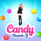 Beauty Candy Match 3 Puzzle icône