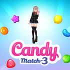 Beauty Candy Match 3 Puzzle ícone