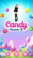 Beauty Candy Match 3 Puzzle Affiche