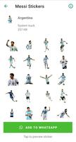 Messi Stickers اسکرین شاٹ 1