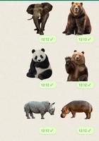 Animals Stickers تصوير الشاشة 3