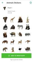 Animals Stickers تصوير الشاشة 1