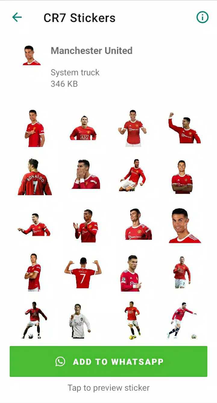 Cristiano Ronaldo Futebol Sticker for iOS & Android