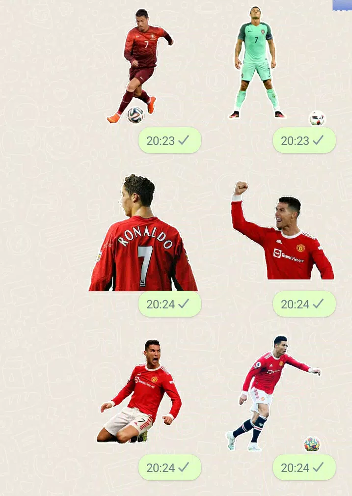 Happy Cristiano Ronaldo Sticker by rafraichisssant studio for iOS & Android