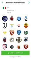 Football team Stickers ภาพหน้าจอ 3