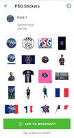PSG Stickers Affiche