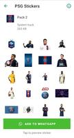 PSG Stickers capture d'écran 1