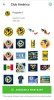 Club América Stickers постер