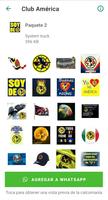 Club América Stickers imagem de tela 1