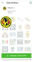 Club América Stickers imagem de tela 2