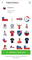 Stickers Fútbol Chileno Ekran Görüntüsü 1