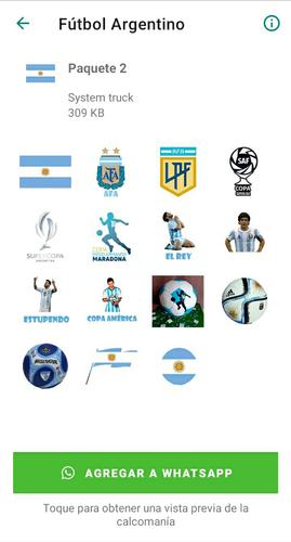 Stickers Fútbol Argentino APK للاندرويد تنزيل