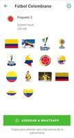 Stickers Fútbol Colombiano スクリーンショット 1