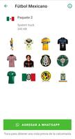 Stickers de Fútbol Mexicano تصوير الشاشة 1