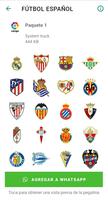 Stickers de Fútbol Español 海报
