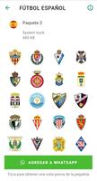 Stickers de Fútbol Español 截图 1