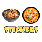 Thailand Food Stickers icône