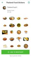 Thailand Food Stickers capture d'écran 1