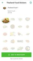 Thailand Food Stickers capture d'écran 3