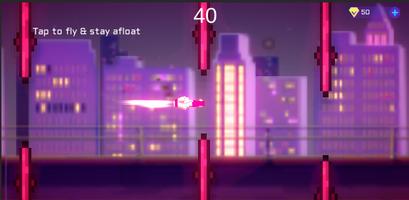 Cyberpunk: Flappy Ship imagem de tela 1