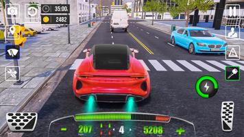 Traffic Car Game 3DRacing Game Affiche