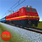 Indian Train Crossing 3D icône