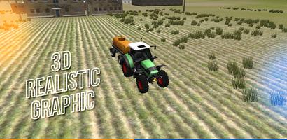 Poster Tractor Simulator Farming Game