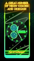 Neon Clock Live Wallpaper App screenshot 2