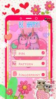 Rainbow Unicorn Secret Diary with Lock screenshot 2