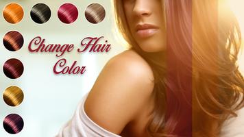 Changer la couleur des cheveux Affiche