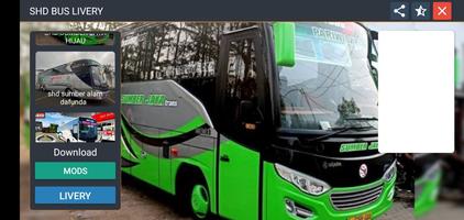 Livery Bussid SHD Lengkap imagem de tela 2
