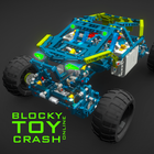 Blocky Toy Car Crash أيقونة