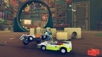 Blocky Toy Car Crash الملصق