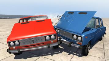 Car Crash III Beam DH Real Dam الملصق