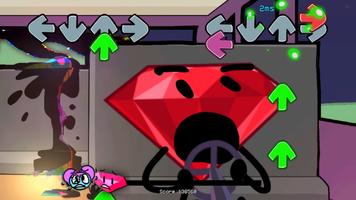 FNF MOD Corrupted BFDI Island captura de pantalla 1