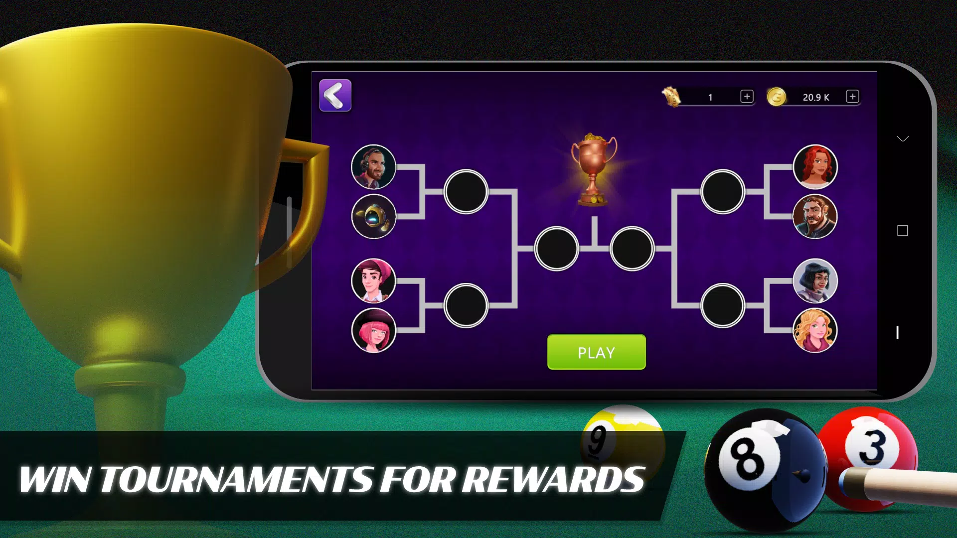 🔥 Download 8 ball pool 3d 8 Pool Billiards offline game 2.0.4