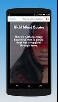 Nicki Minaj Quotes poster